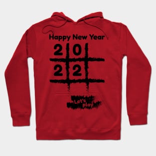 happy new year tic tac toe game Hoodie